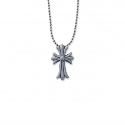 CHROME HEARTS SILICONE CROSS NECKLACE